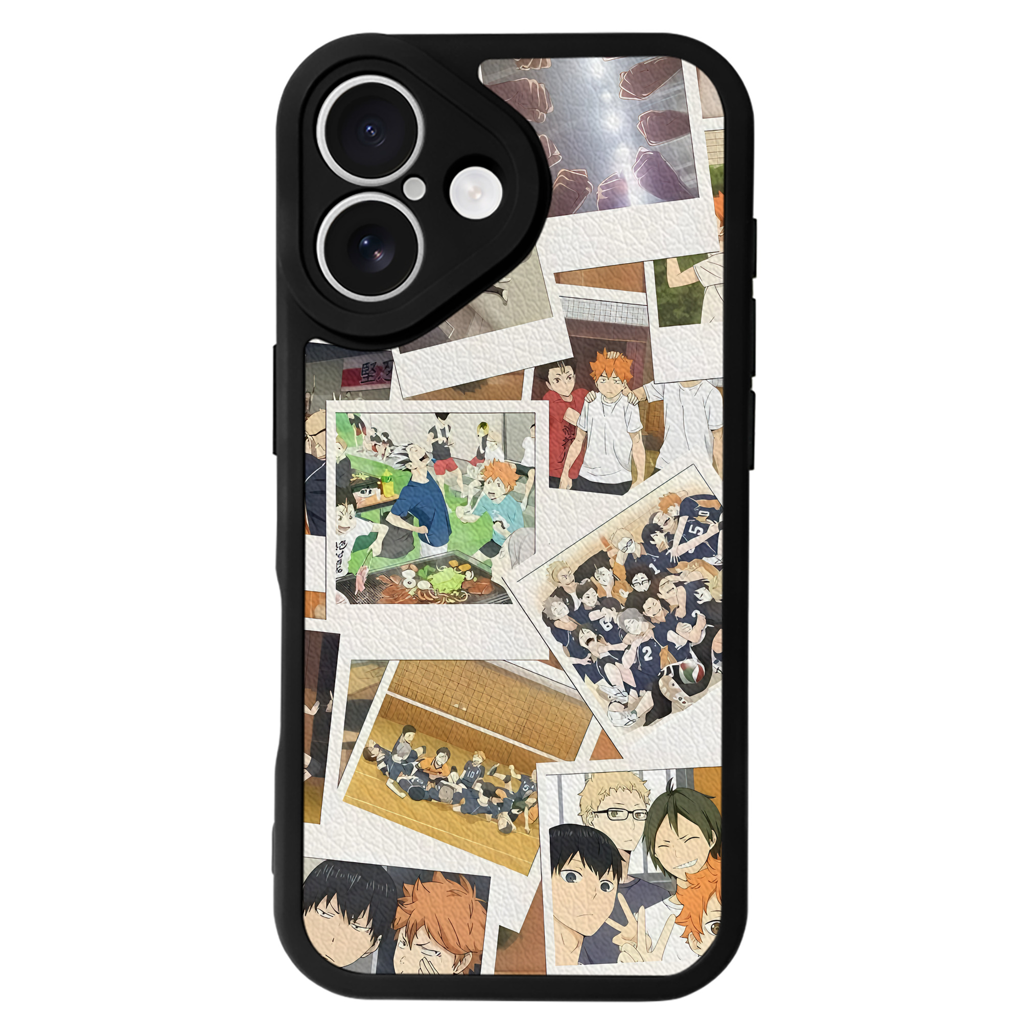 （画像用） ハイキュー!! Haikyu!! 【iPhone 16シリーズ対応】シリコンスマホケース（レザー調） 材質：シリコン